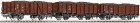 66011 Roco Set of 3 open freight cars